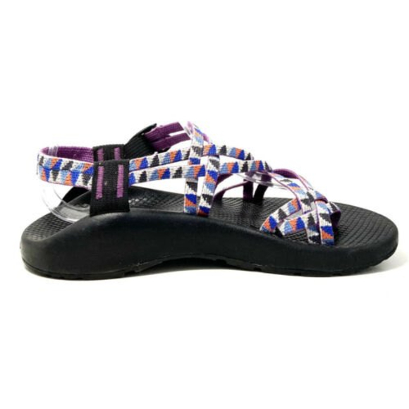 Chaco ZX2 Blue Pink Strapped Slingback EcoTread Sandals Womens Size 9 - Picture 3 of 11